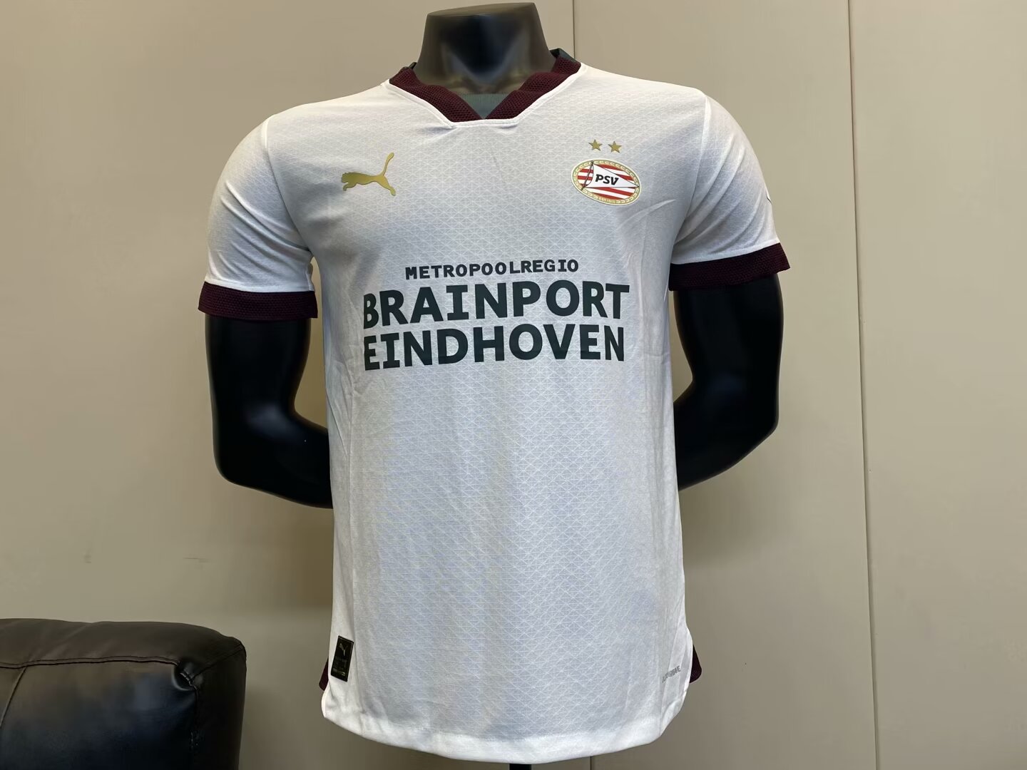AAA Quality PSV 23/24 Away Light Beige Jersey(Player)